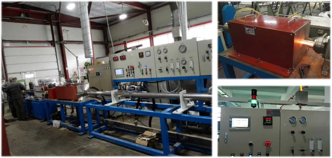 Continious Type Stainless Steel Pipe Bright Annealing Machine Solution Heat Treatment Furnace