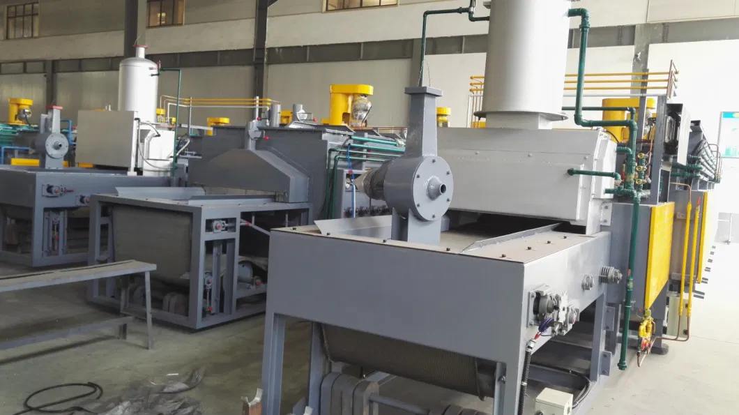 Carburizing Quenching Tempering Normalizing Annealing Mesh Belt Furnace